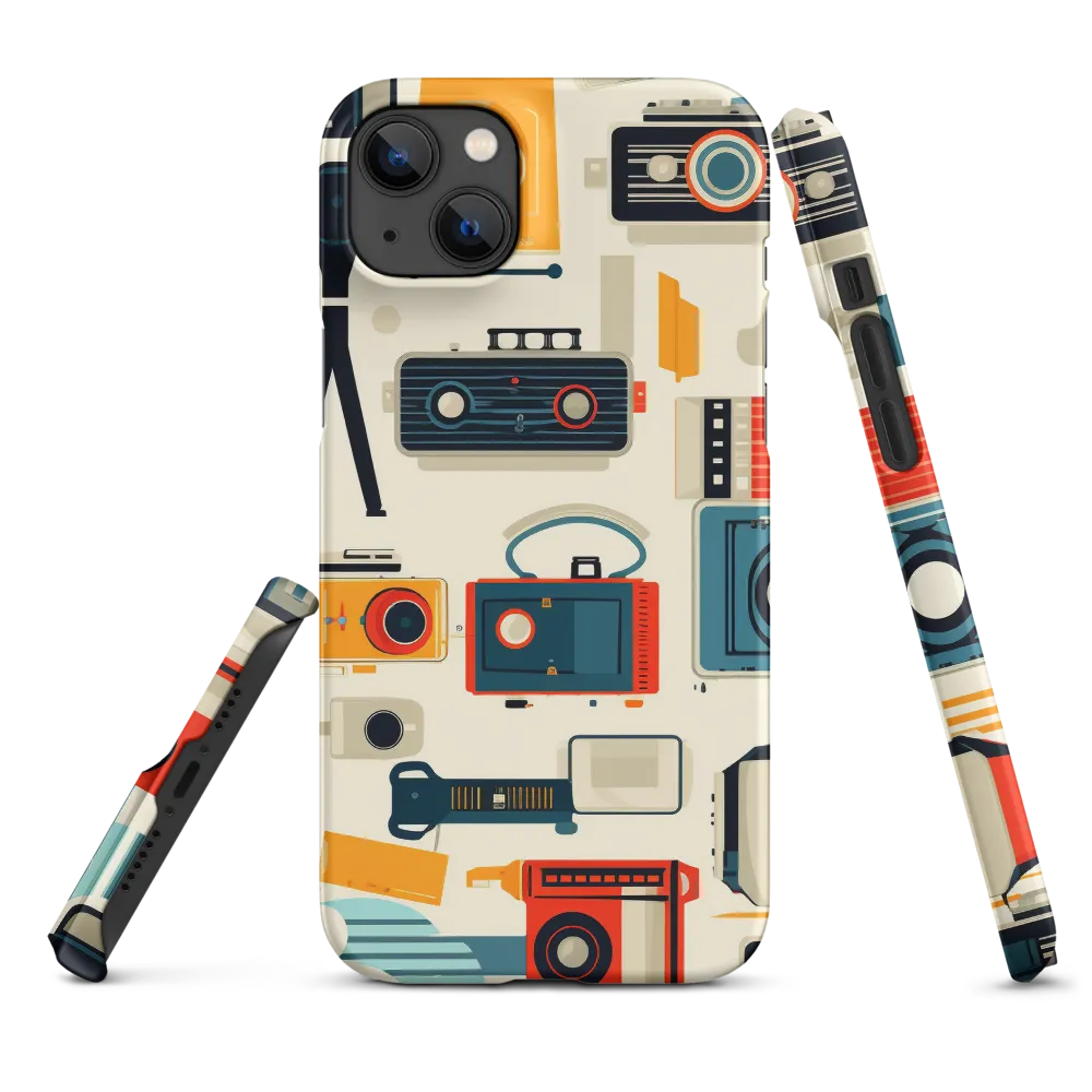 Retro Camera Collection: A Nostalgic Journey | Phone Case |  14 Plus | Snap Case | Matte