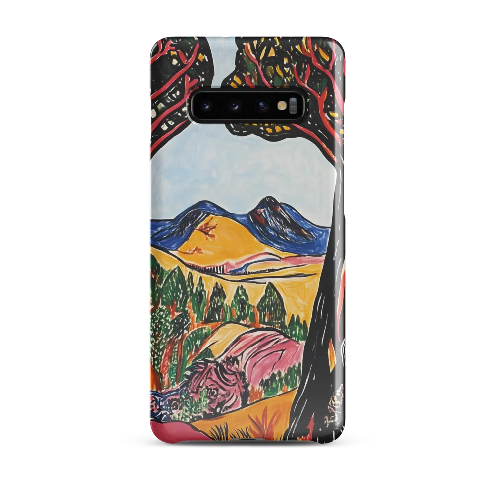 Vibrant Nature's Embrace | Phone Case |  S10 Plus | Snap Case | Glossy