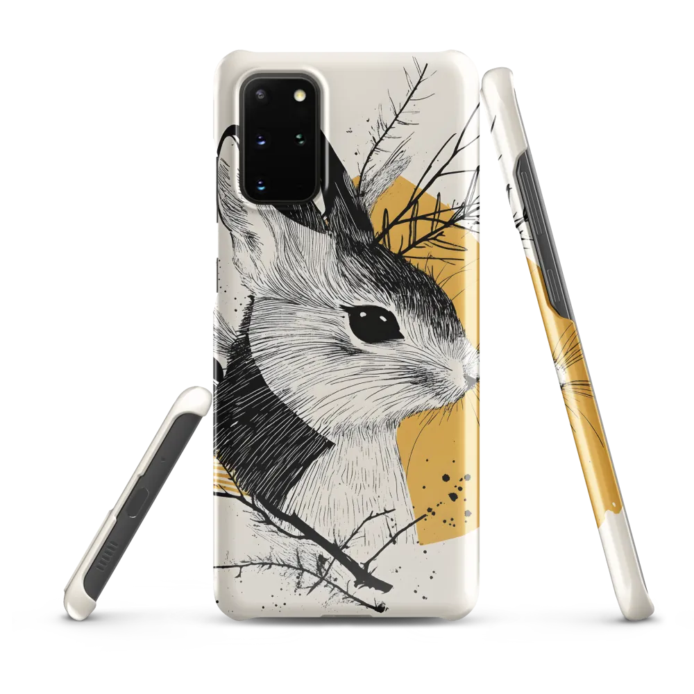 Ethereal Rabbit: A Study in Line Art
