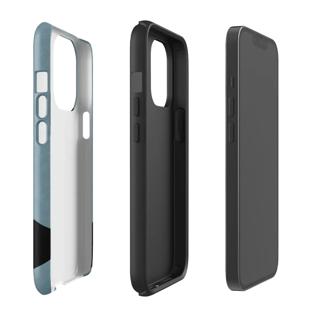 Minimalist Portrait of a Modern Man | Phone Case |  13 Pro | Tough Case | Matte