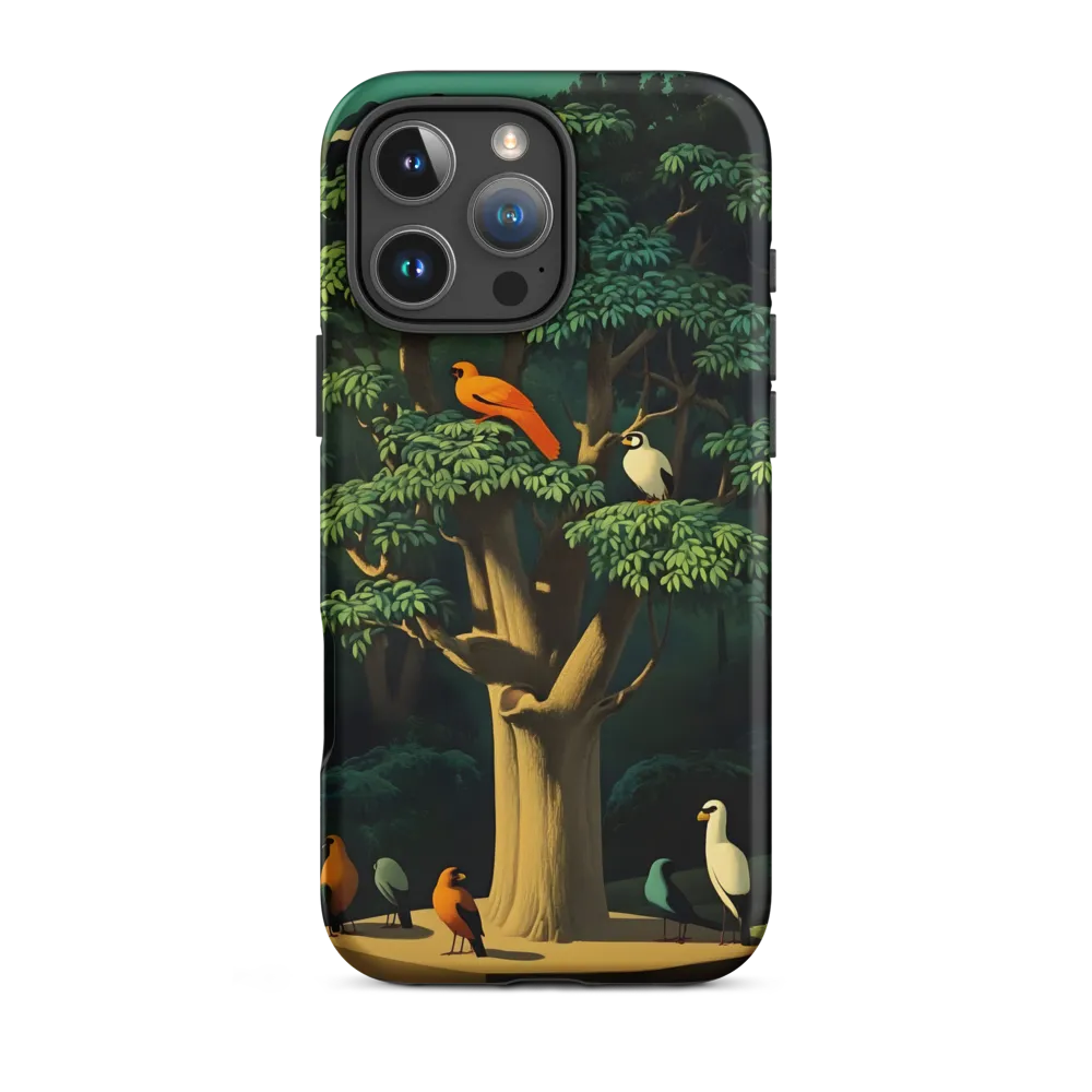 Harmony in Color: A Surreal Bird Symphony