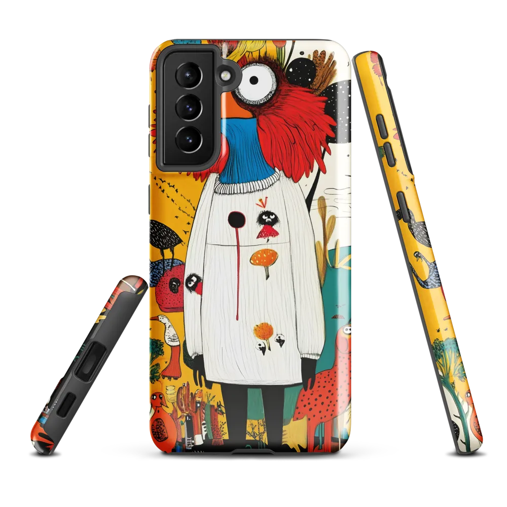 Whimsical Bird's Embrace