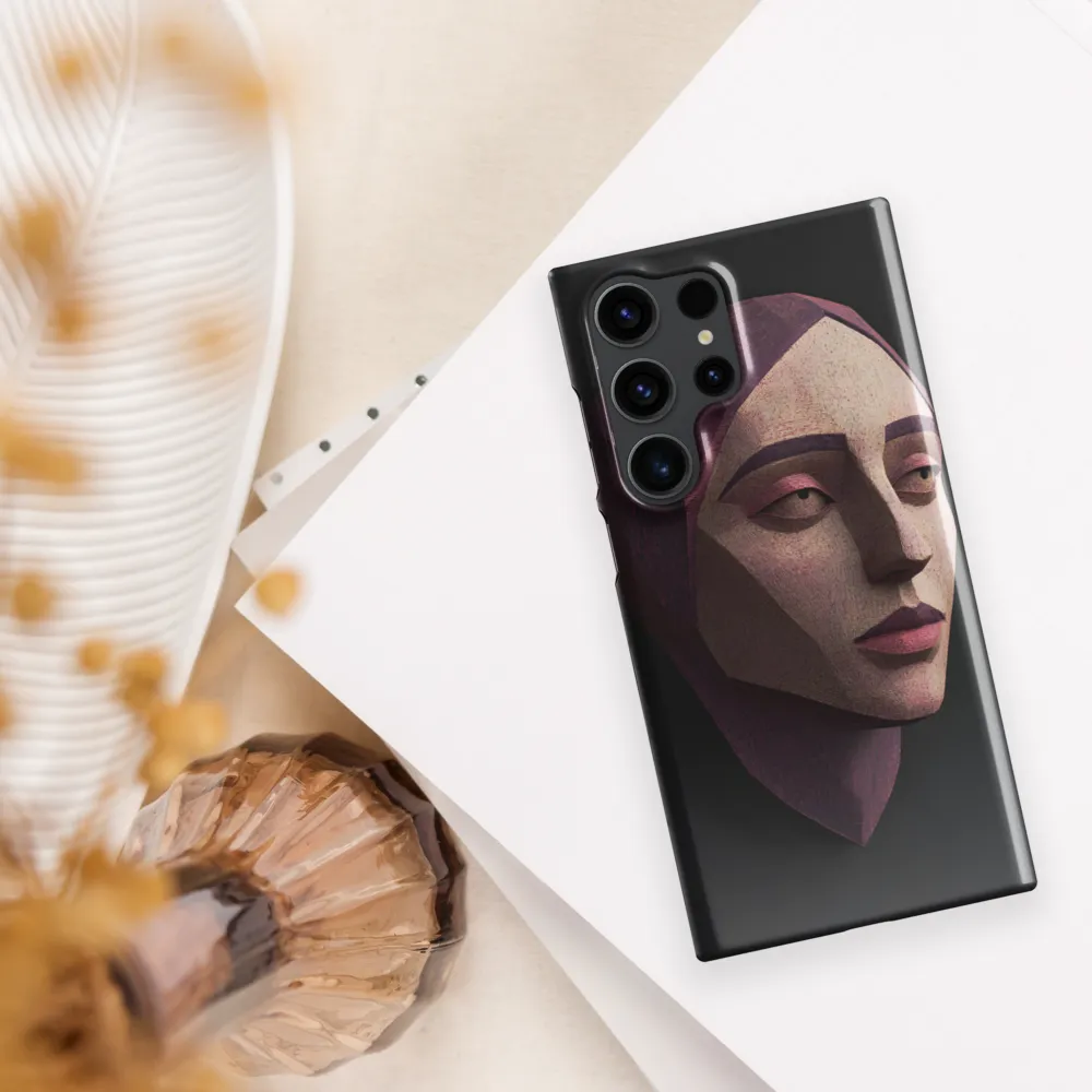 Geometric Elegance: A Contemporary Portrait
