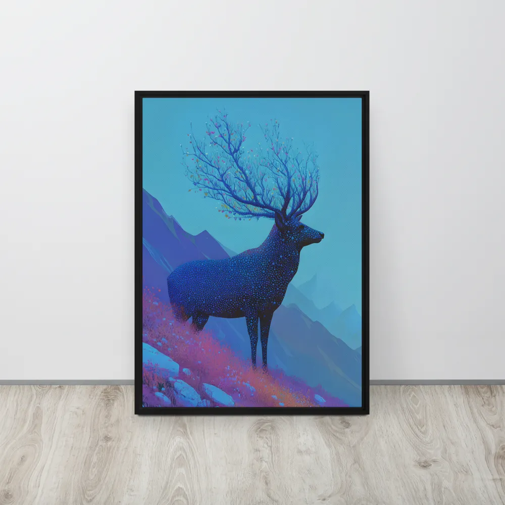 Ethereal Harmony | Canvas with Black Frame | 20″×28″
