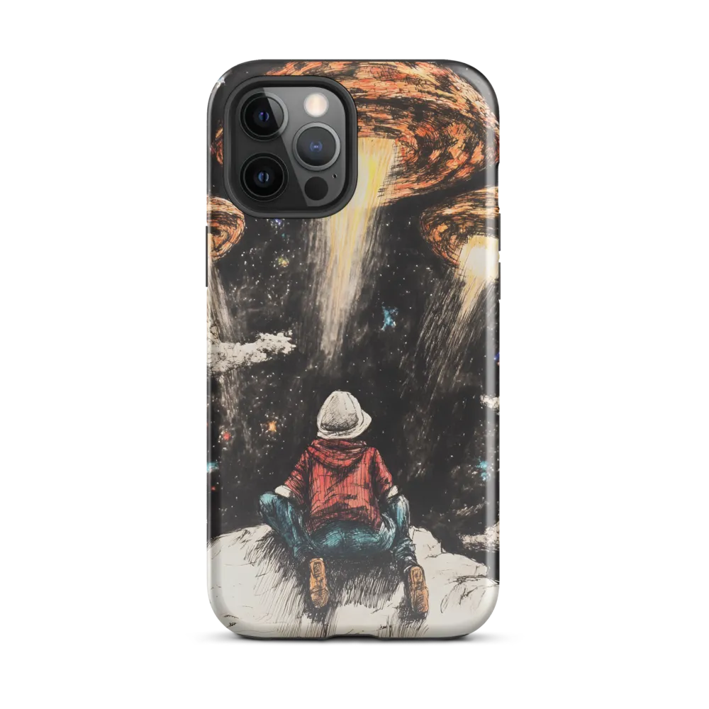Gazing into the Unknown: A Child's Wonder in Space