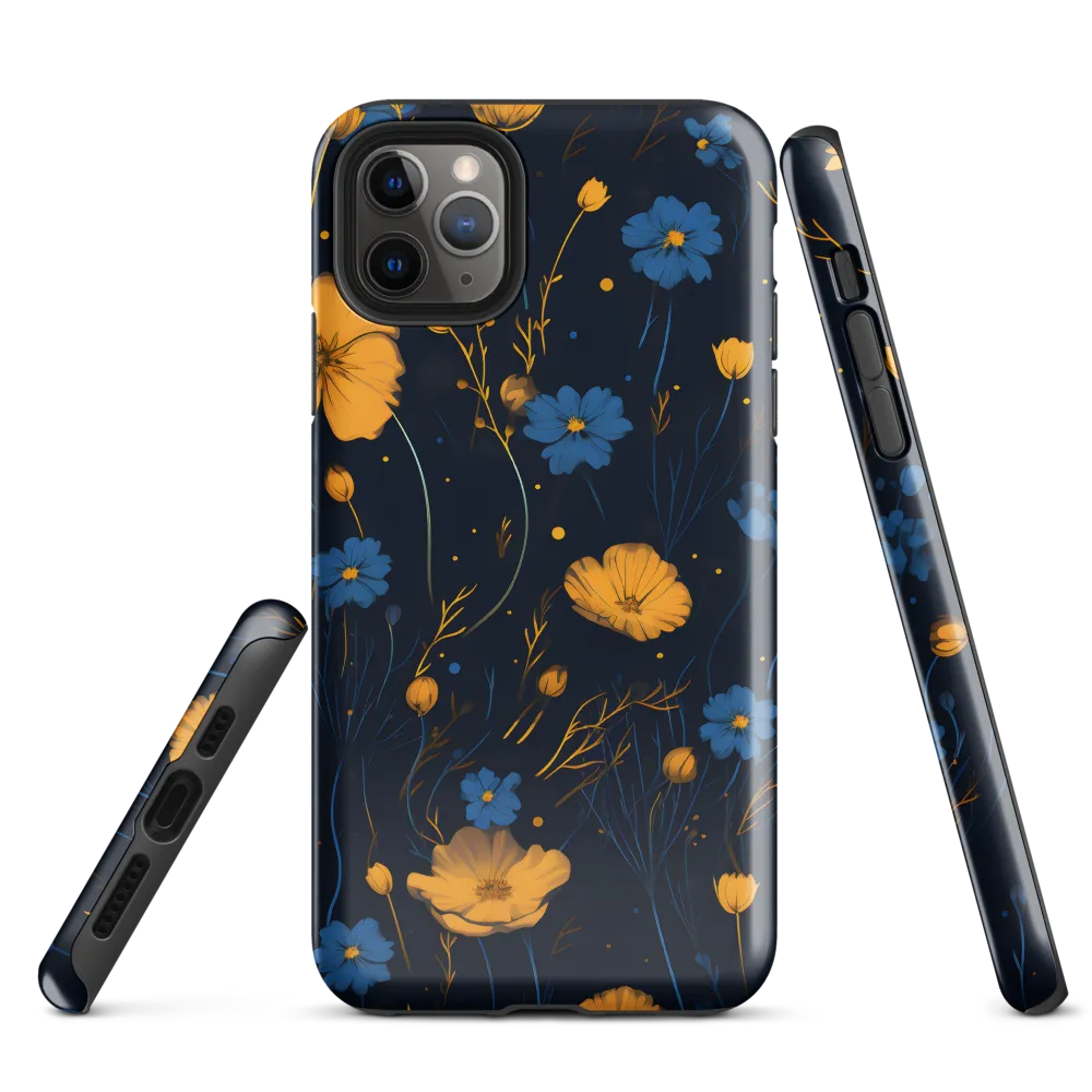 Nocturnal Blossoms | Phone Case |  11 Pro Max | Tough Case | Glossy