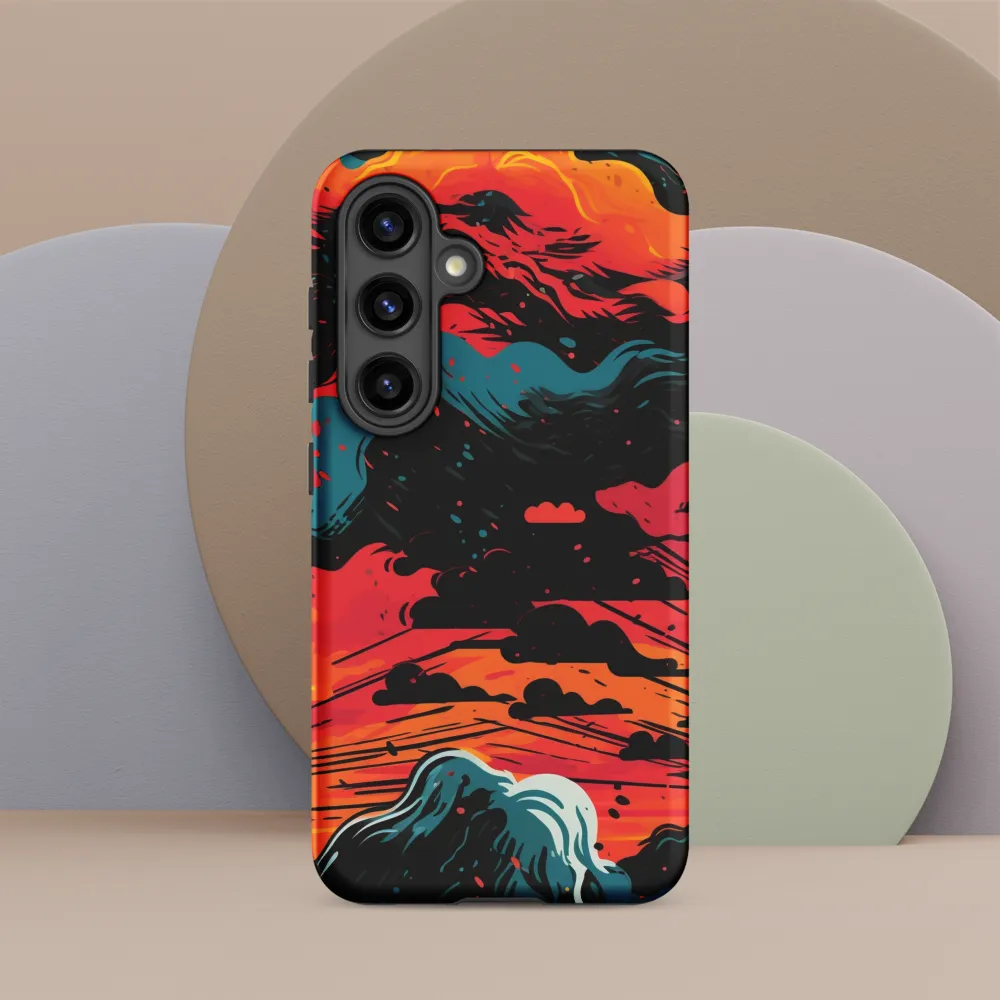 Ethereal Twilight: A Dramatic Landscape in Motion