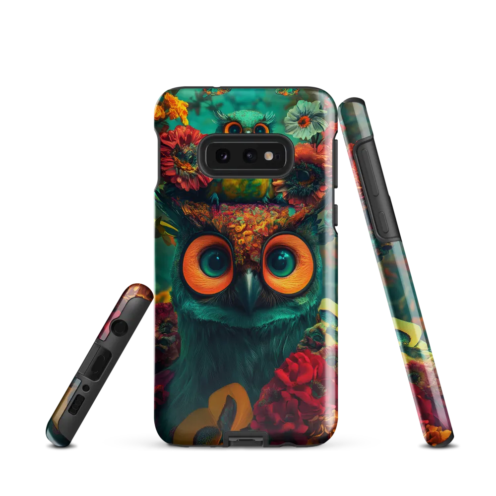 Majestic Harmony: The Floral Owl