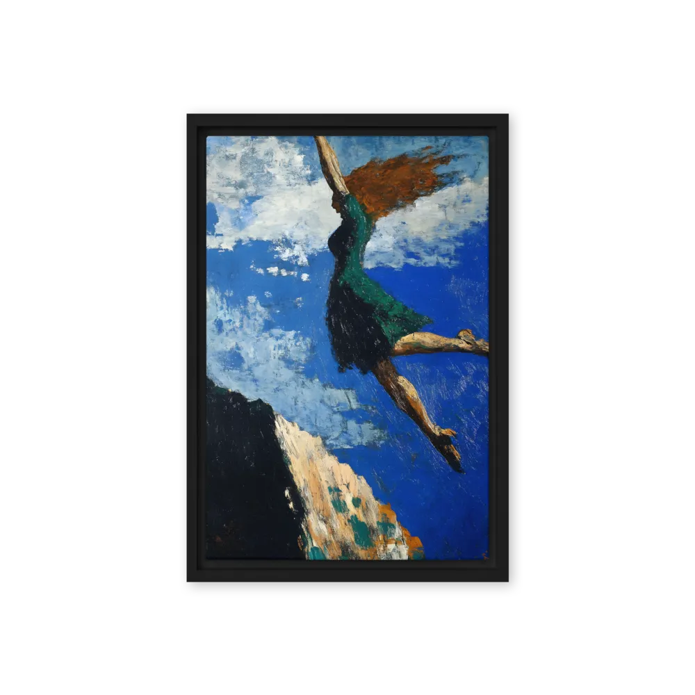 Boundless Ascent | Canvas with Black Frame | 12″×18″