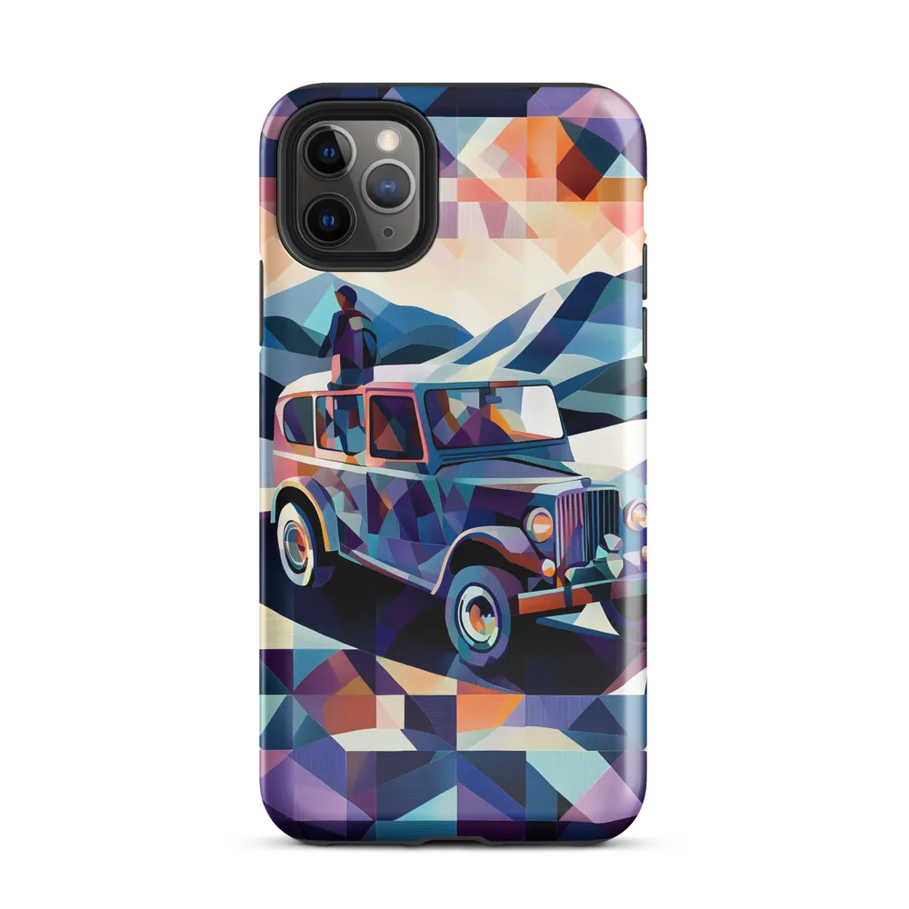 Journey Through Geometric Dreams | Phone Case |  11 Pro Max | Tough Case | Glossy