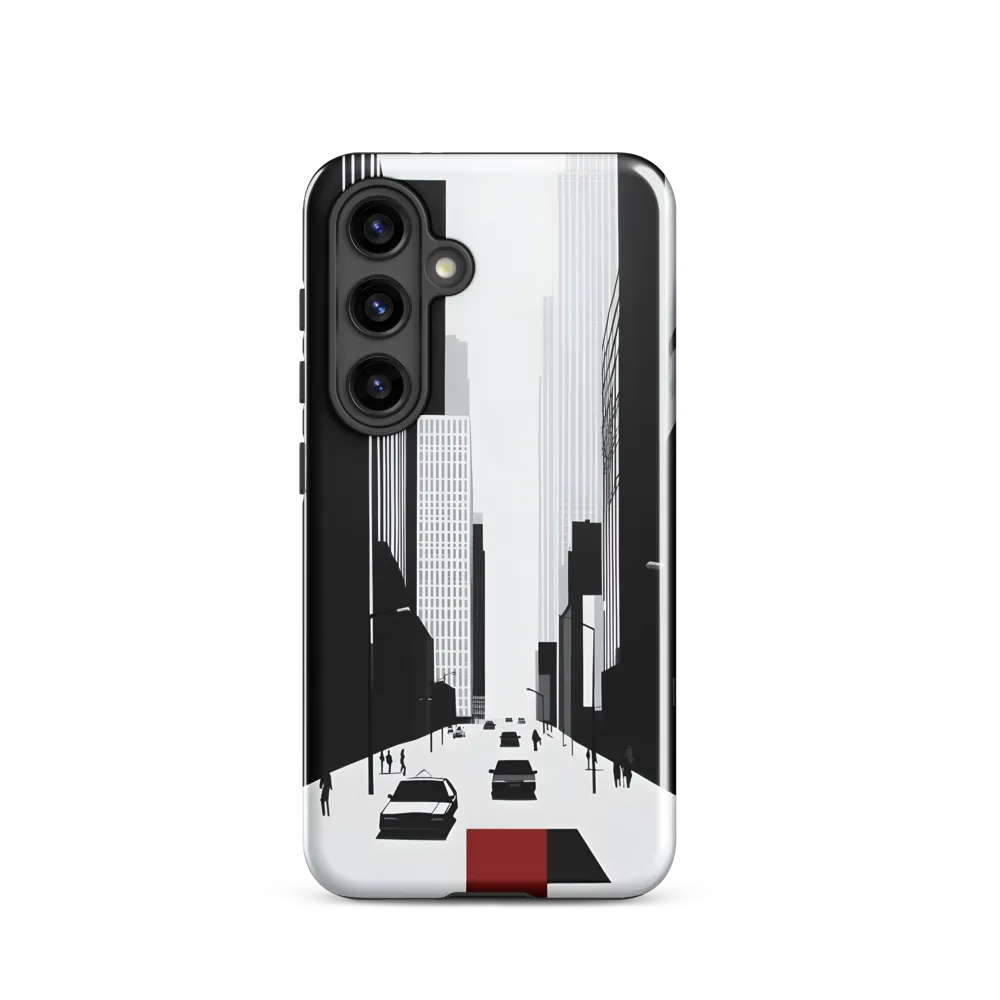 Urban Solitude: A Minimalistic Cityscape