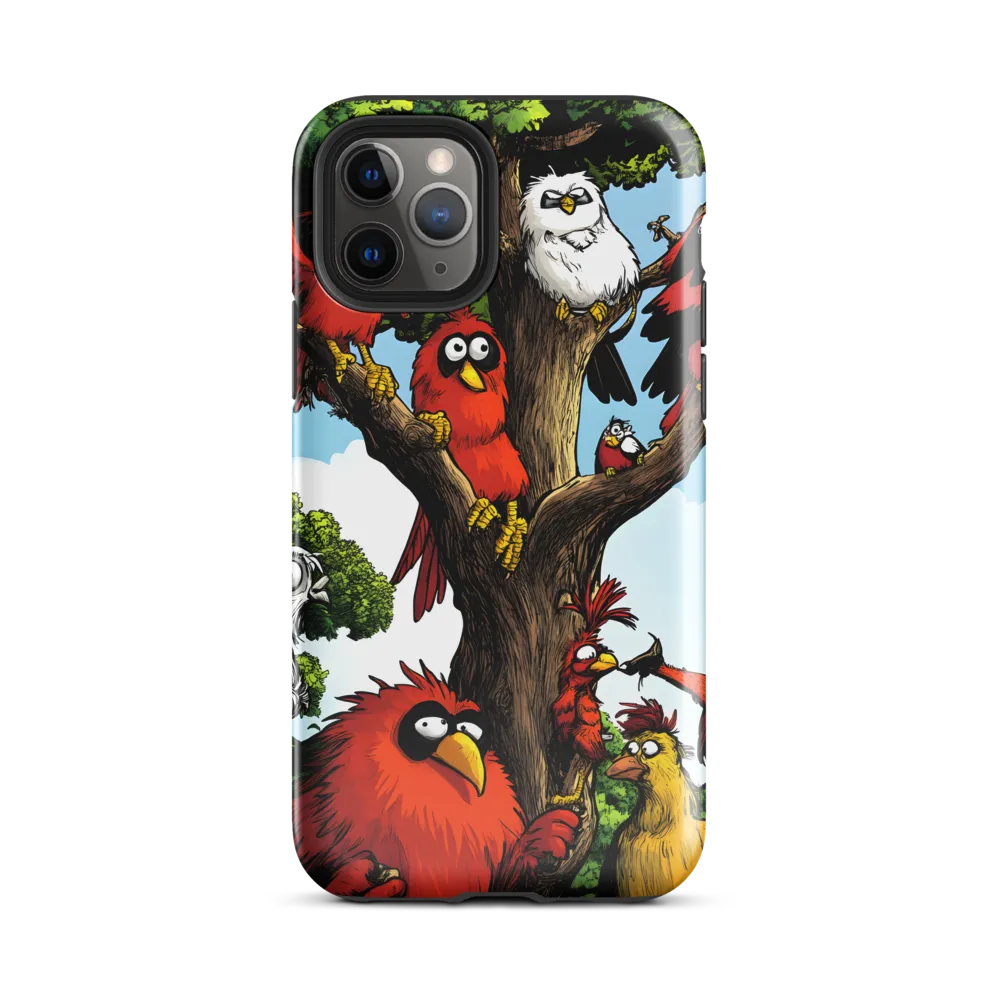 Whimsical Avian Gathering