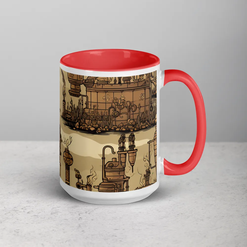 Whimsical Industrial Landscape
