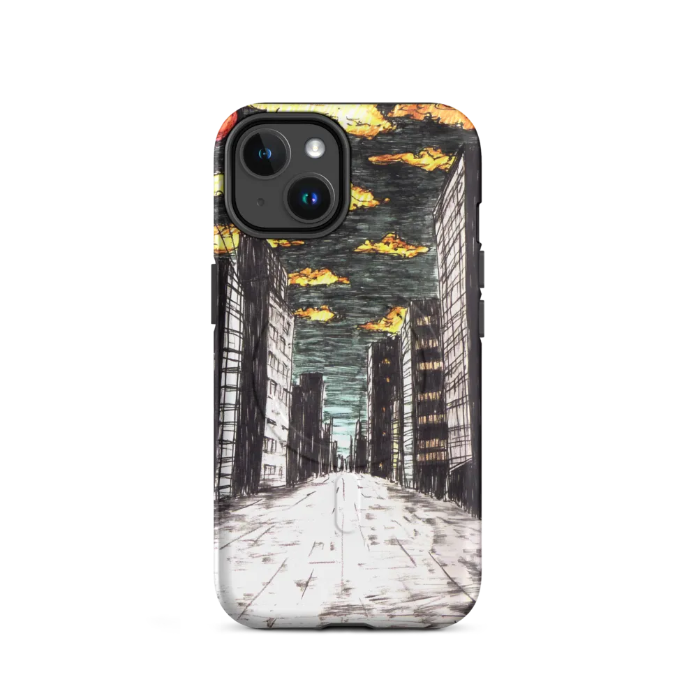 Eclipsed Cityscape