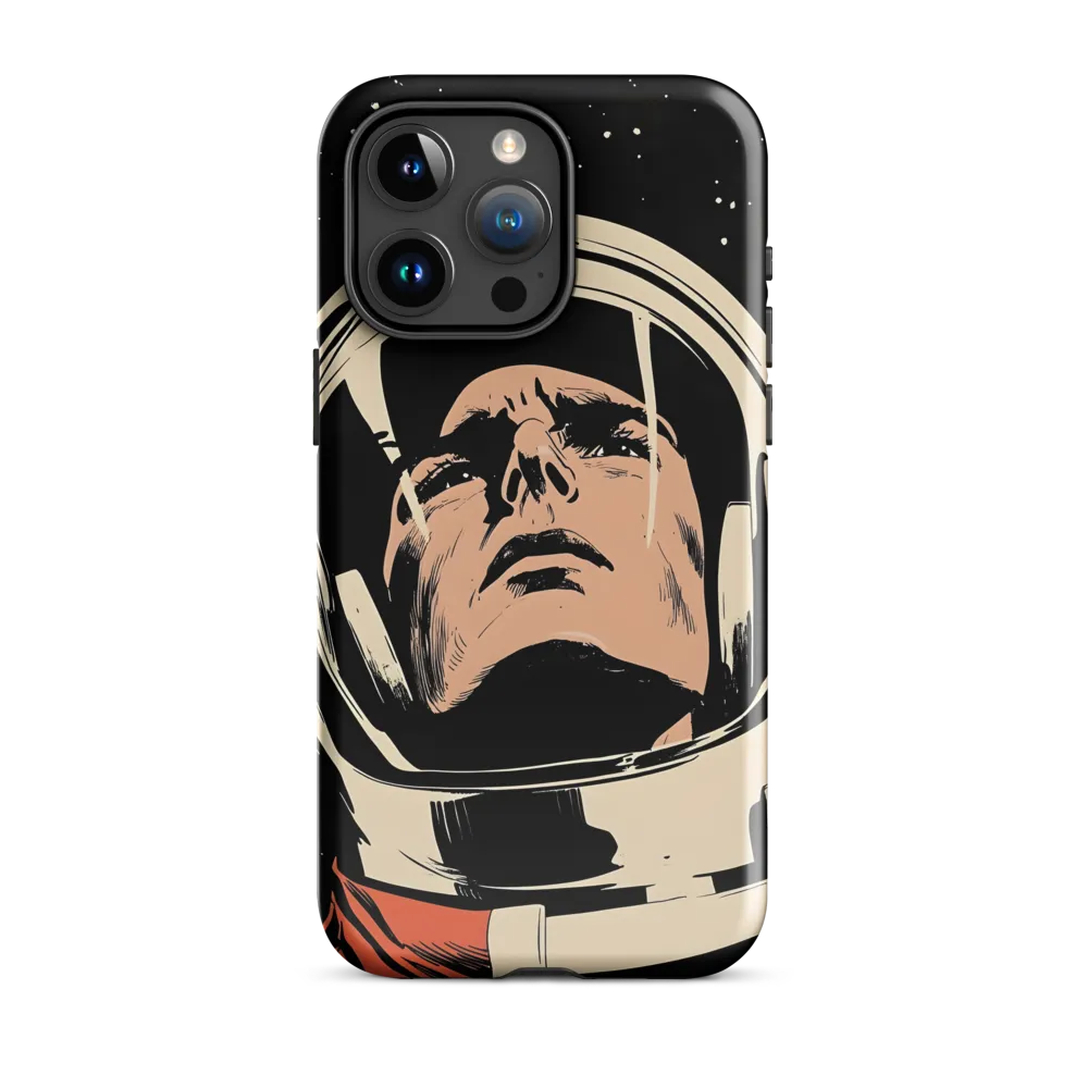 Gaze of the Astronaut | Phone Case |  15 Pro Max | Tough Case | Glossy