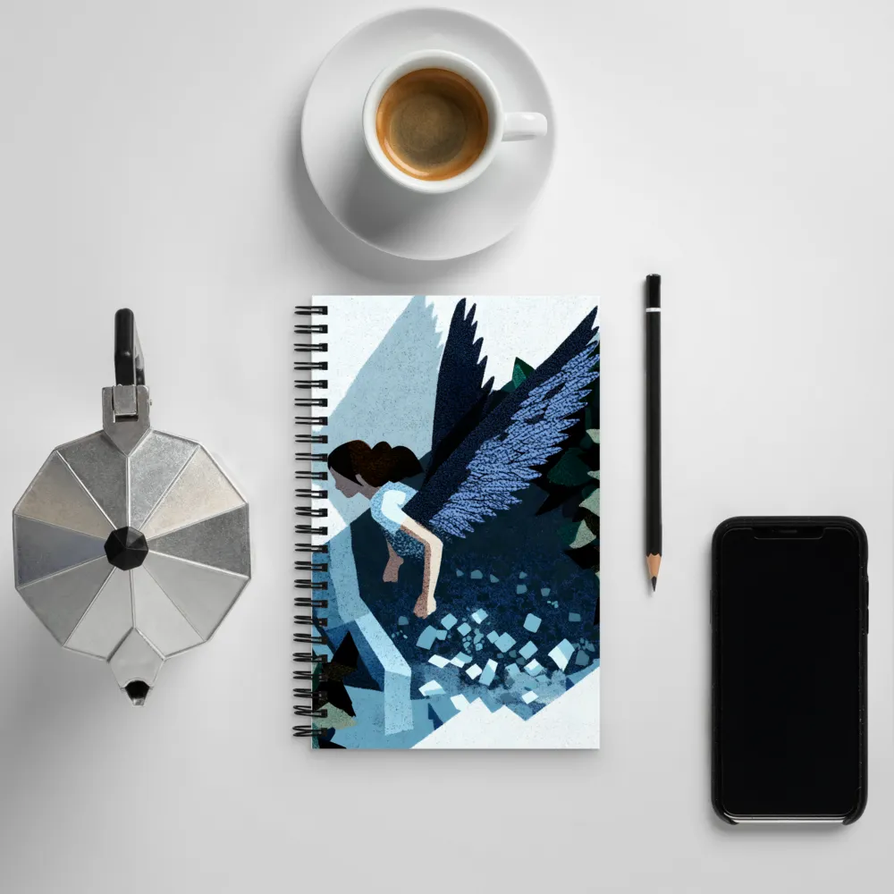 Wings of Mystique | Spiral Notebook