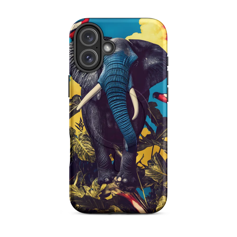 Elephant Dreams in Vibrant Colors | Phone Case |  16 Plus | MagSafe® Tough Case | Matte