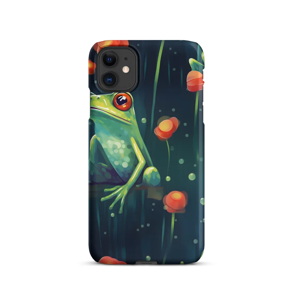 Playful Frogs in a Lush Pond | Phone Case |  11 | Snap Case | Matte