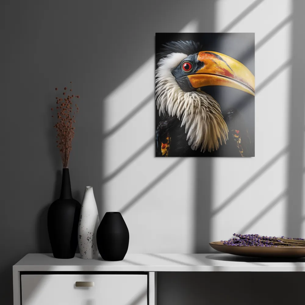 Majestic Hornbill Portrait