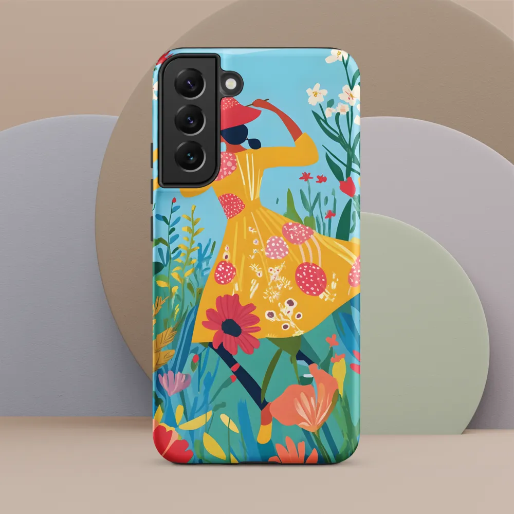 Dancing Among Blossoms | Phone Case |  S22 Plus | Tough Case | Matte