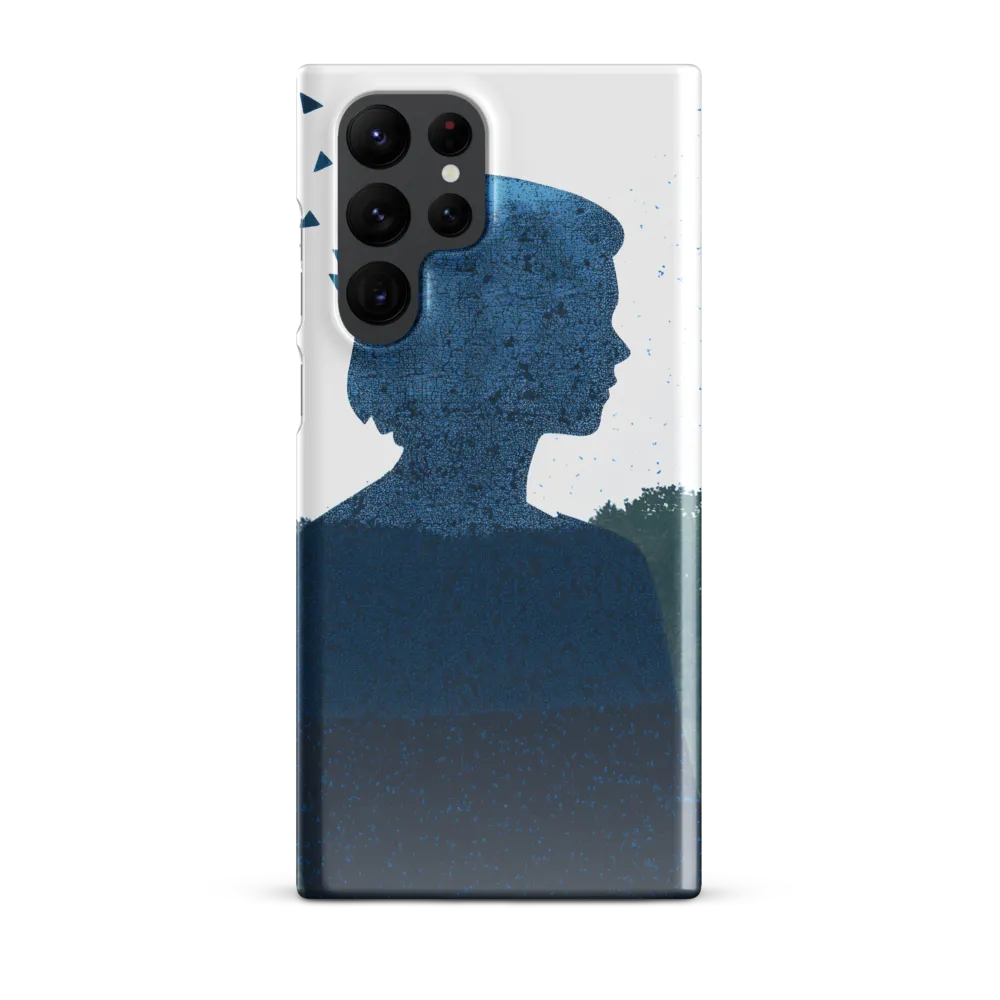 Blue Contemplation | Phone Case |  S22 Ultra | Snap Case | Glossy