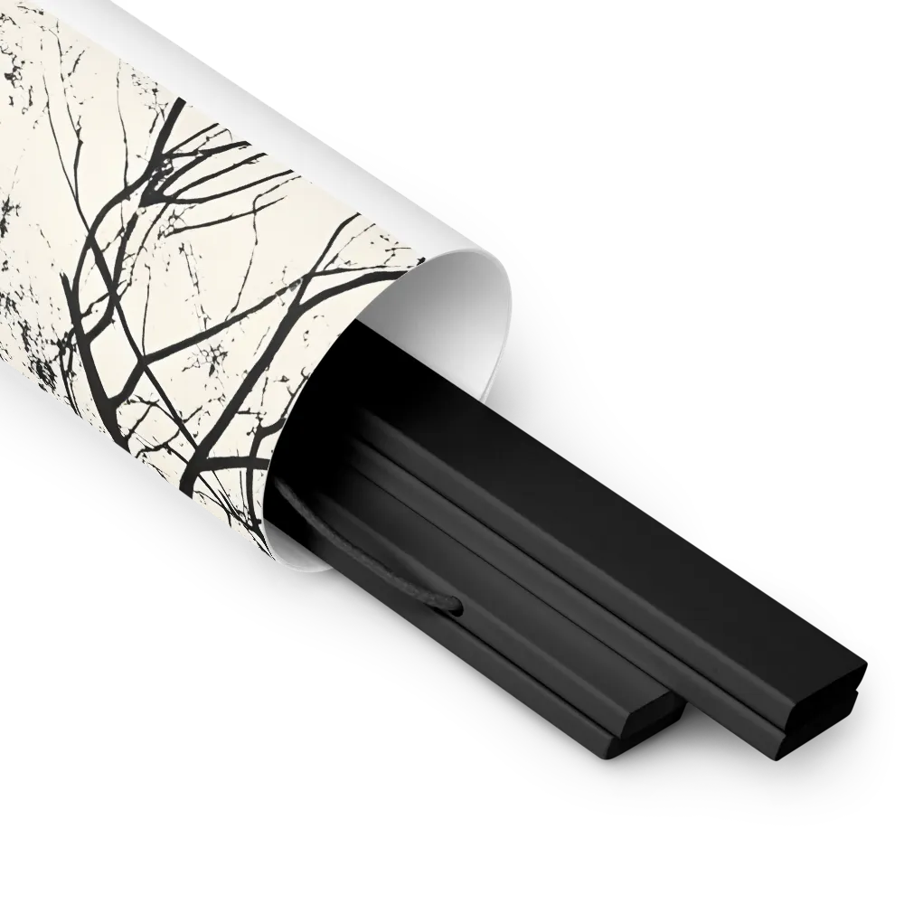 Whispers of Solitude | Poster With Black Wood Hanger | 18″×24″