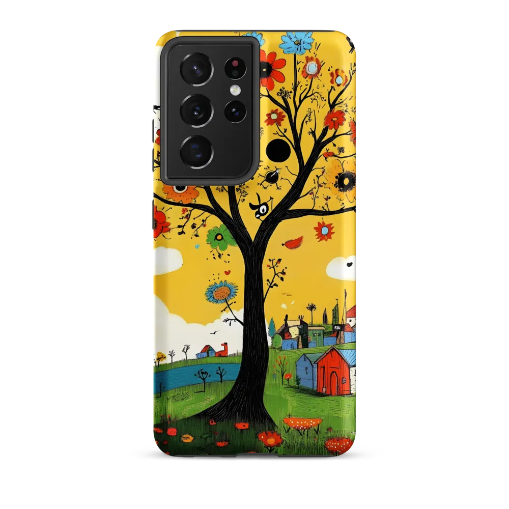 Whimsical Blooms of Life | Phone Case |  S21 Ultra | Tough Case | Matte