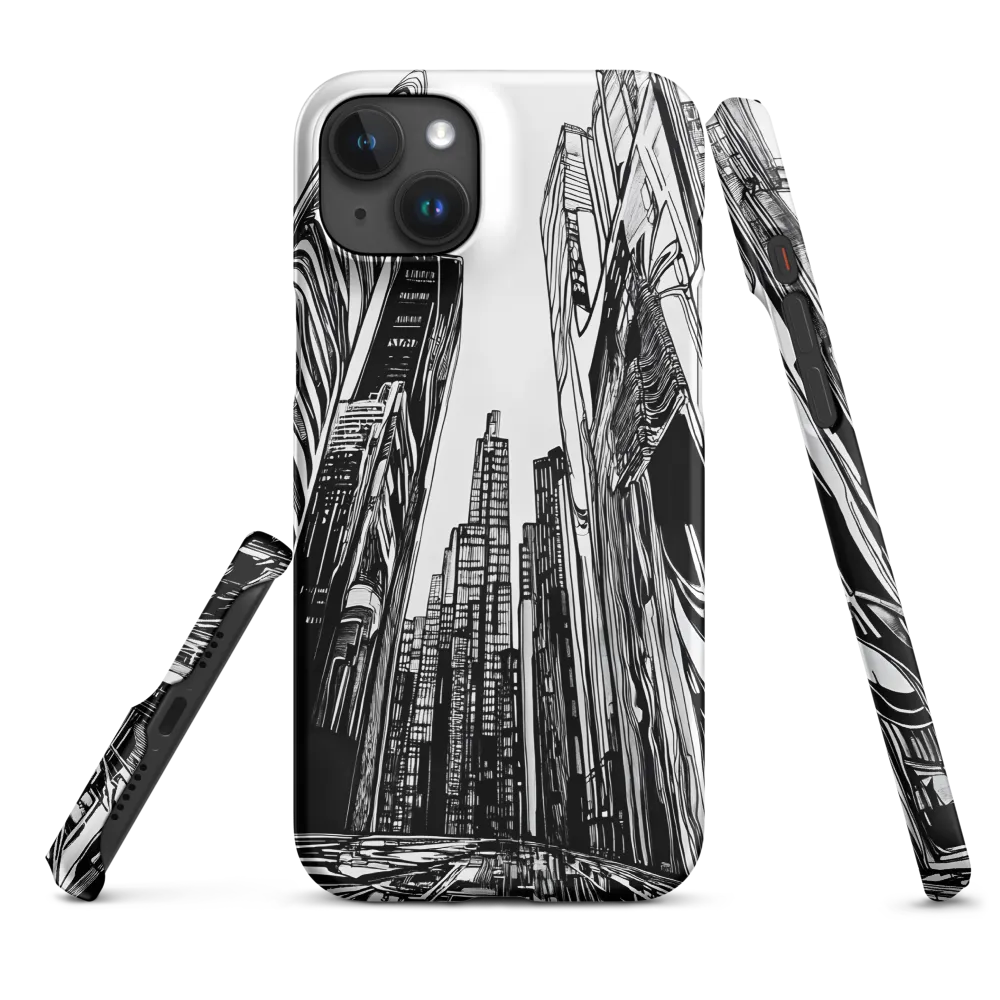 Urban Echoes: A Line Art Journey