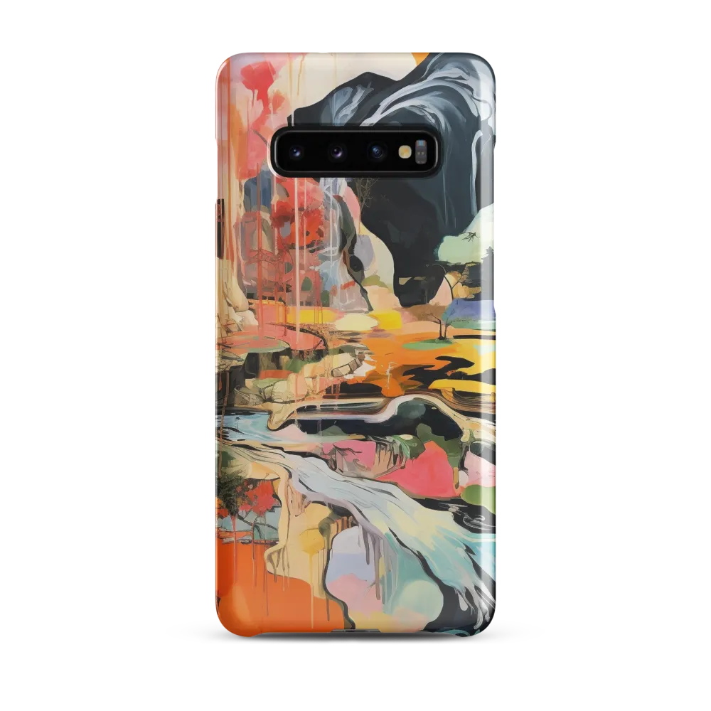 Ethereal Landscapes: A Symphony of Color | Phone Case |  S10 Plus | Snap Case | Glossy