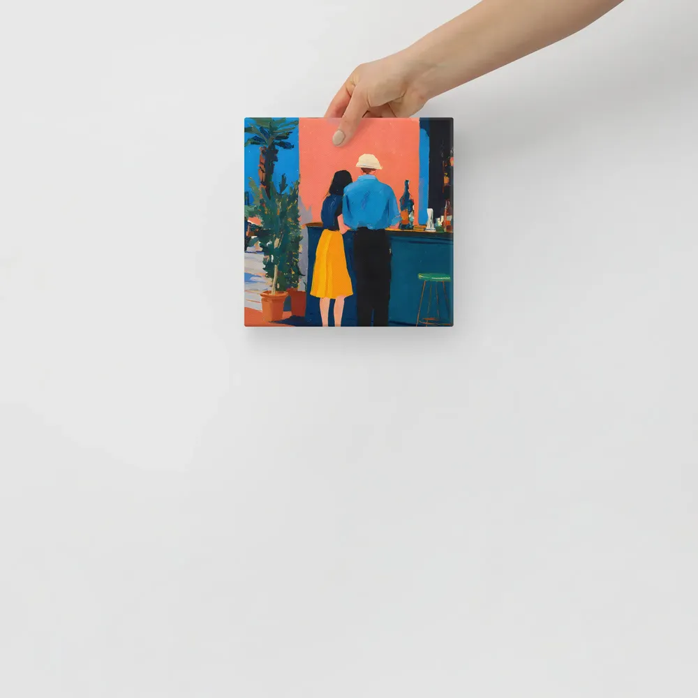 Seaside Rendezvous 
 Canvas | 8″x 8″