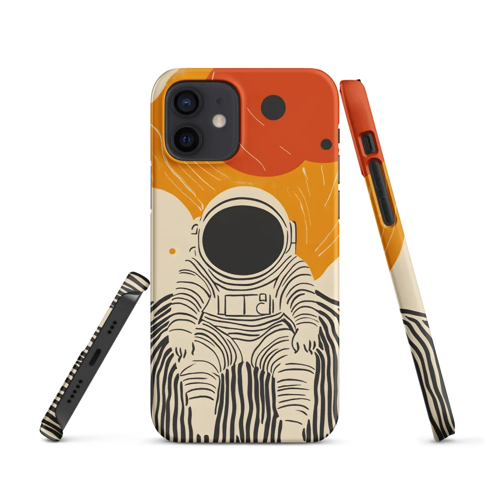 Astronaut in Cosmic Thoughts | Phone Case |  12 | Snap Case | Matte