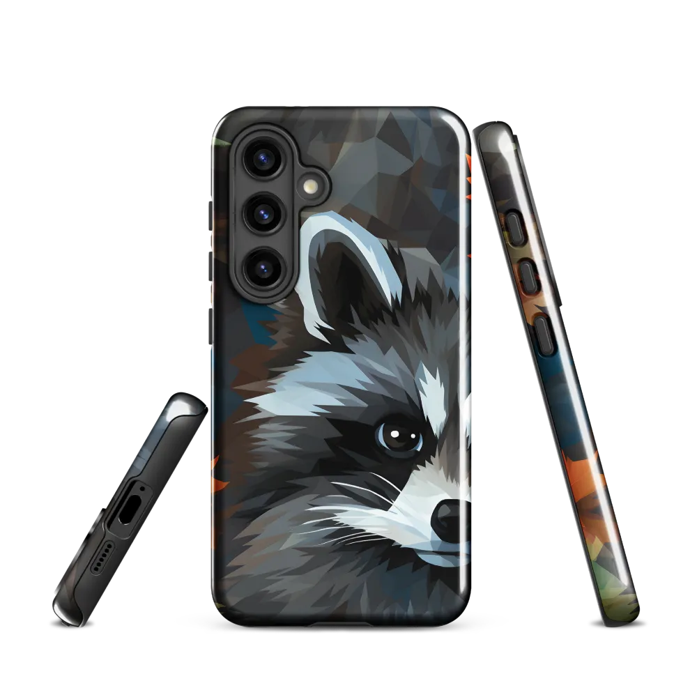 Whispers of Autumn: The Raccoon's Gaze