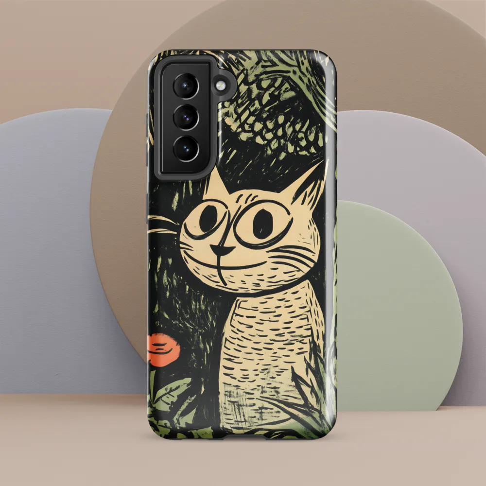 Whimsical Cat in the Forest