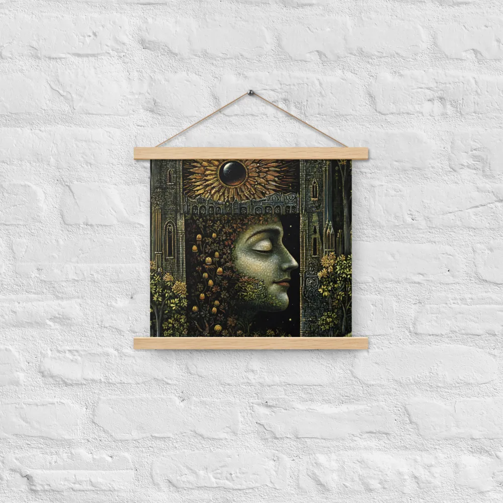 Nature’s Embrace: The Infinite Connection | Poster With Oak Wood Hanger | 14″×14″