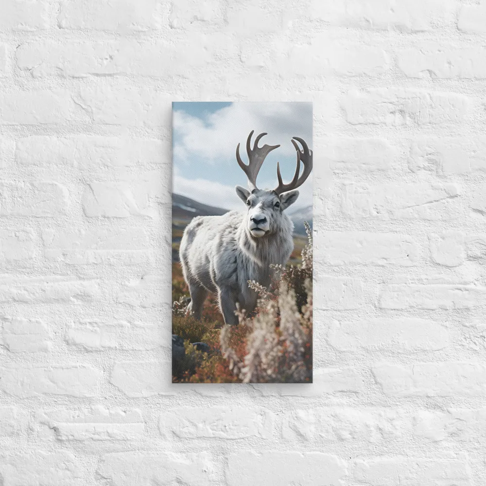 Majestic Harmony: The Reindeer in Nature | Canvas | 10″×20″