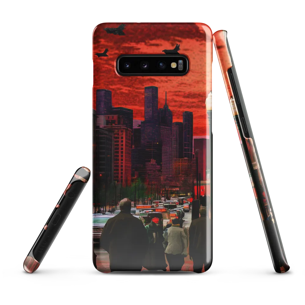 Urban Reverie: Stratospheric Shadows | Phone Case |  S10 Plus | Snap Case | Glossy