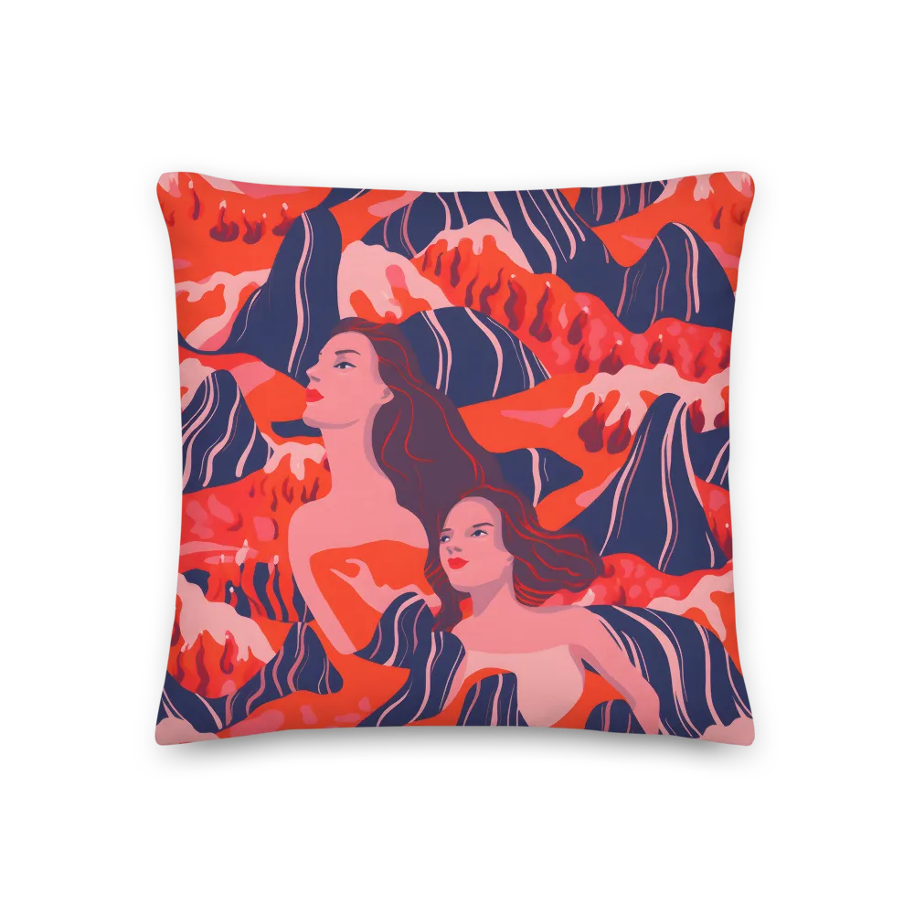 Eruption of Emotion | Pillow | 18″×18″