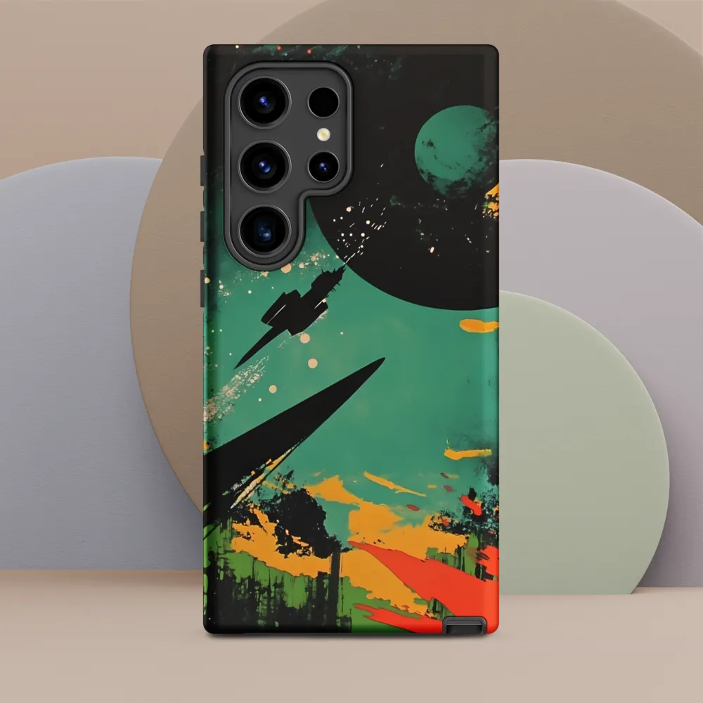 Journey Through the Cosmic Canvas | Phone Case |  S24 Ultra | Tough Case | Matte