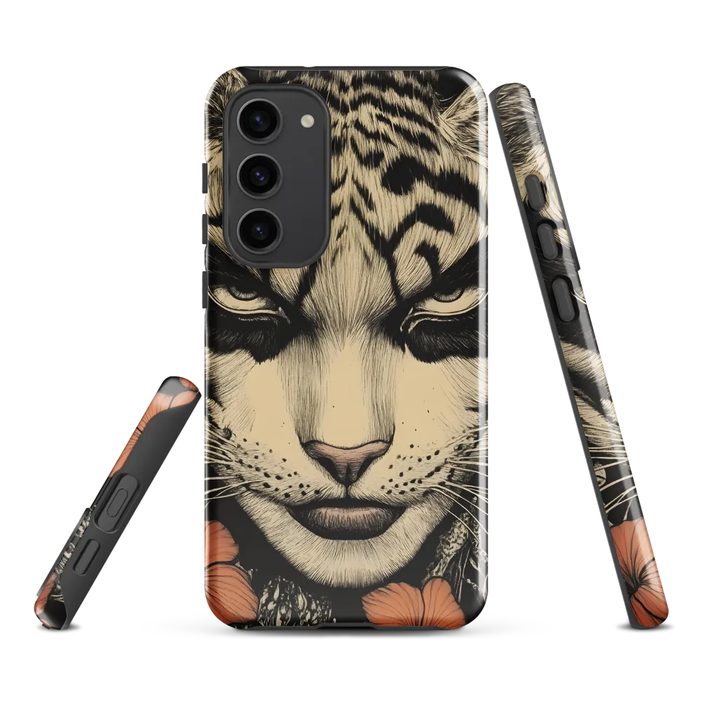 Feline Majesty: The Human-Leopard Connection | Phone Case |  S23 Plus | Tough Case | Glossy
