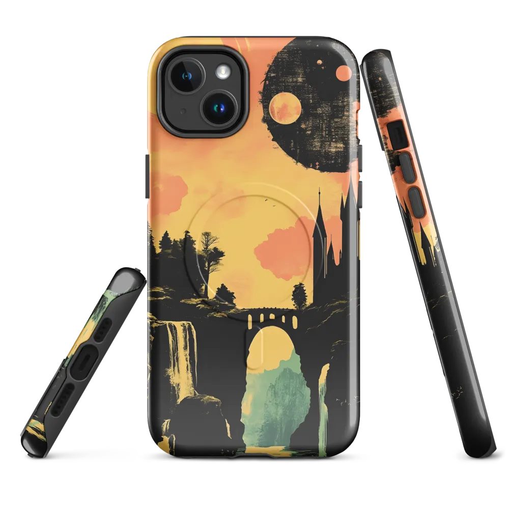 The Enchanted Bridge | Phone Case |  14 Plus | MagSafe® Tough Case | Glossy