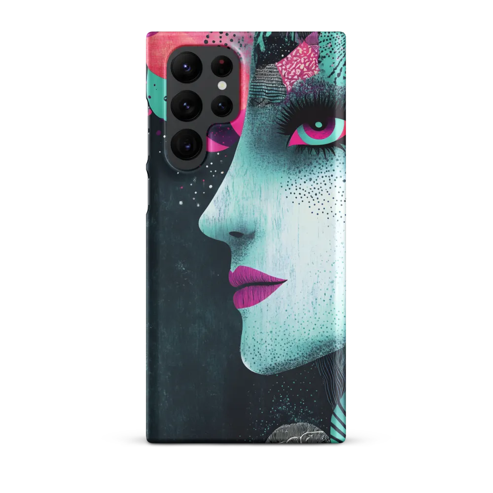 Mystical Beauty in Blue and Pink | Phone Case |  S22 Ultra | Snap Case | Matte