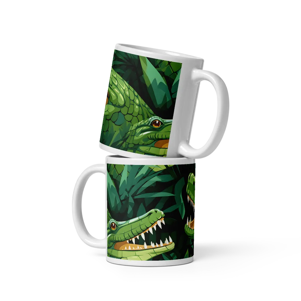 Fierce Crocodilian Medley | Mugs | Multiple Sizes & Colors