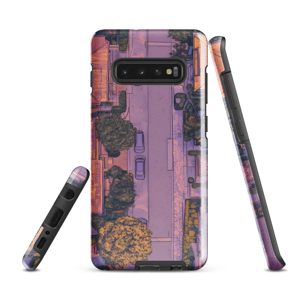 Aerial Serenity: Suburban Oasis | Phone Case |  S10 Plus | Tough Case | Glossy