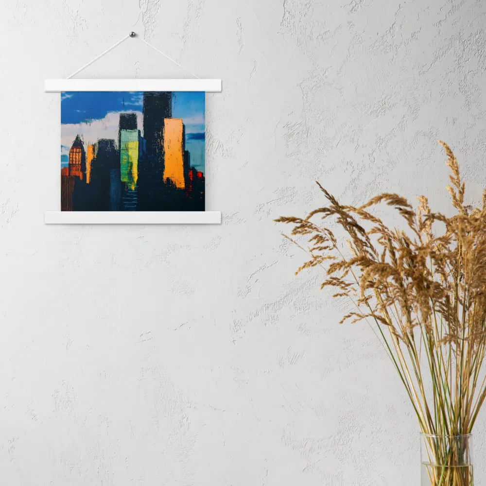 Reflections of Tranquility | Poster With White Wood Hanger | 10″×10″
