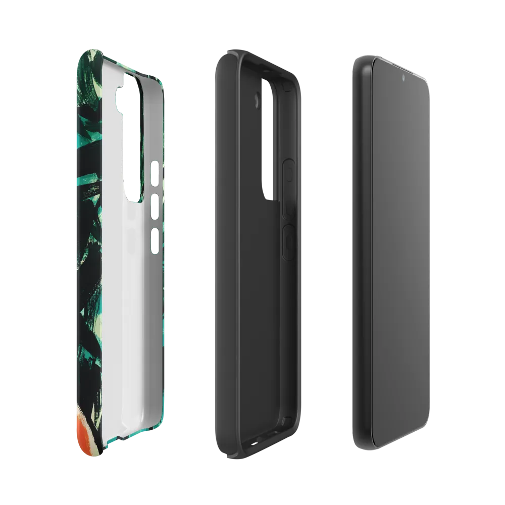 Curious Giraffe in Lush Greenery | Phone Case |  S22 | Tough Case | Matte