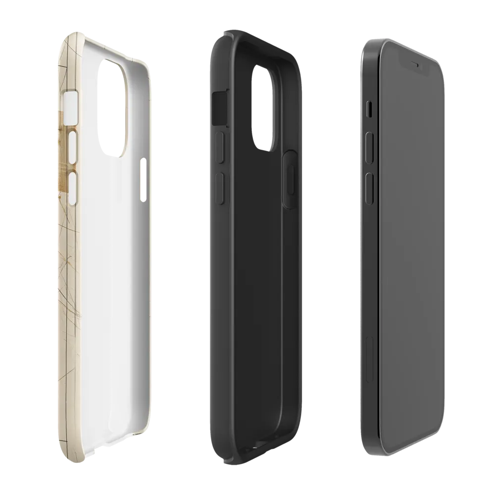 Elegance in Lines | Phone Case |  12 Pro | Tough Case | Glossy