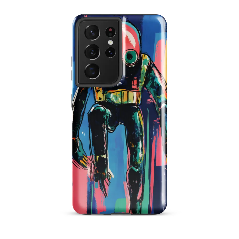 Diver in Vibrant Motion