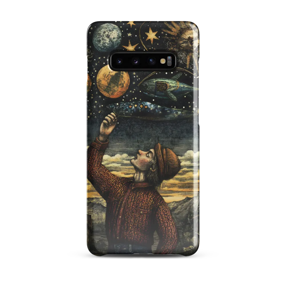 Cosmic Curiosity: A Journey Beyond Earth | Phone Case |  S10 Plus | Snap Case | Glossy