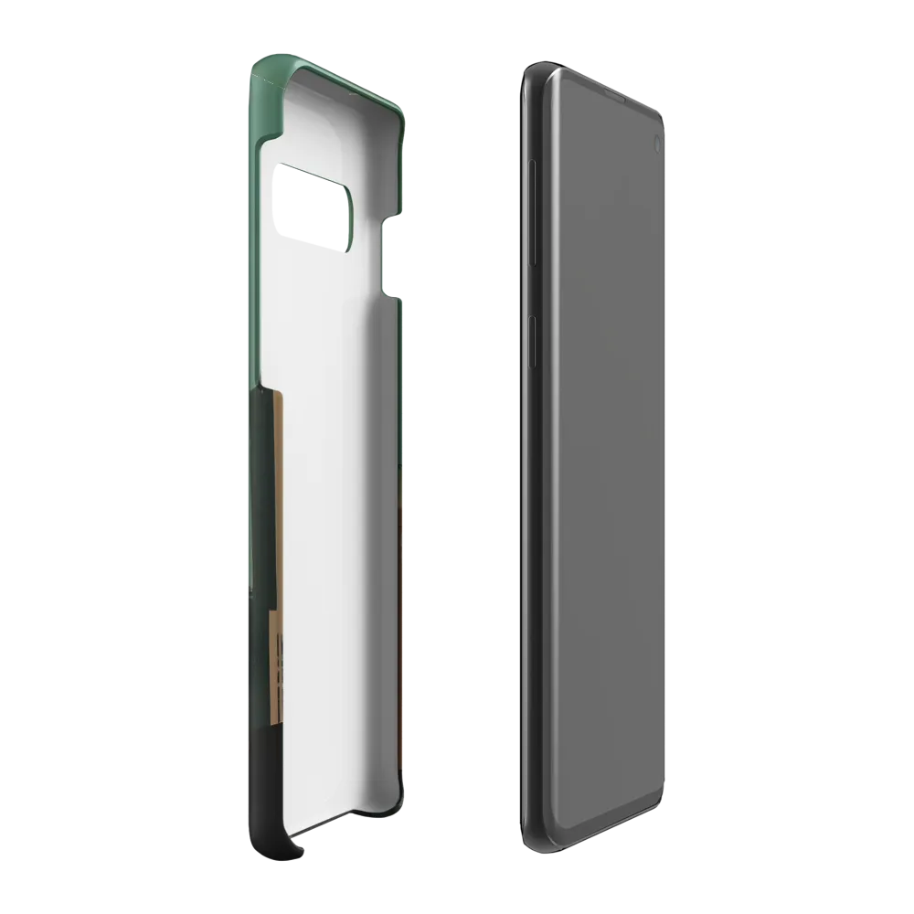 Urban Nostalgia: A Retro Cityscape | Phone Case |  S10 Plus | Snap Case | Matte