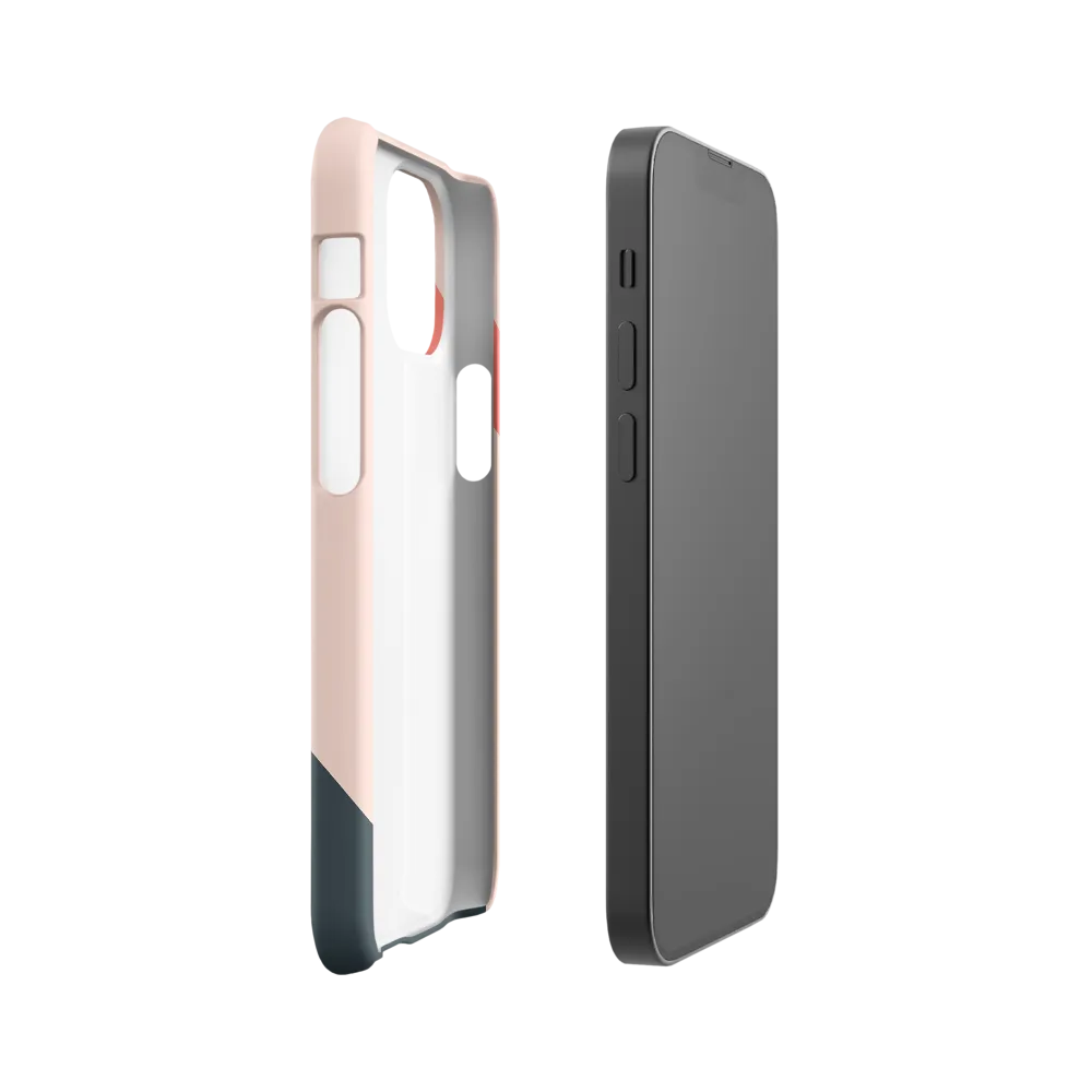 Contemplative Portrait in Minimalism | Phone Case |  13 Mini | Snap Case | Glossy